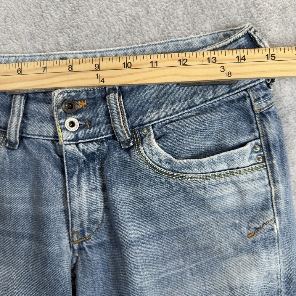DIESEL Jeans Womens 28x31 Blue RONHAR BOOTCUT Low Rise Zip Fly Cowgirl Italy‎